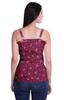 Moomaya Casual Shoulder Strap Flared Hem Cotton Slub Printed Women Summer