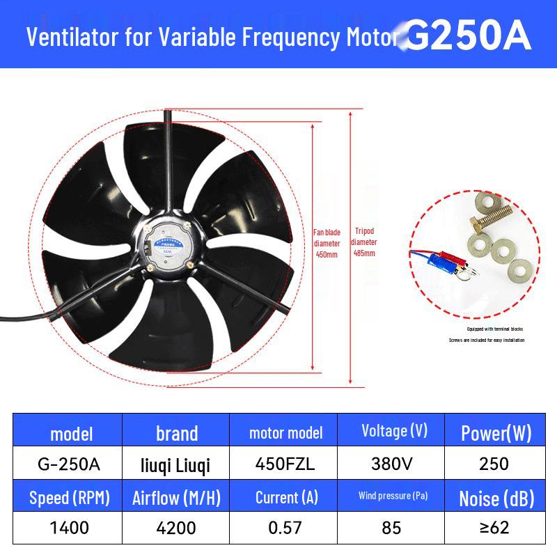G Series 380V Variable Frequency Motor Cooling Fan