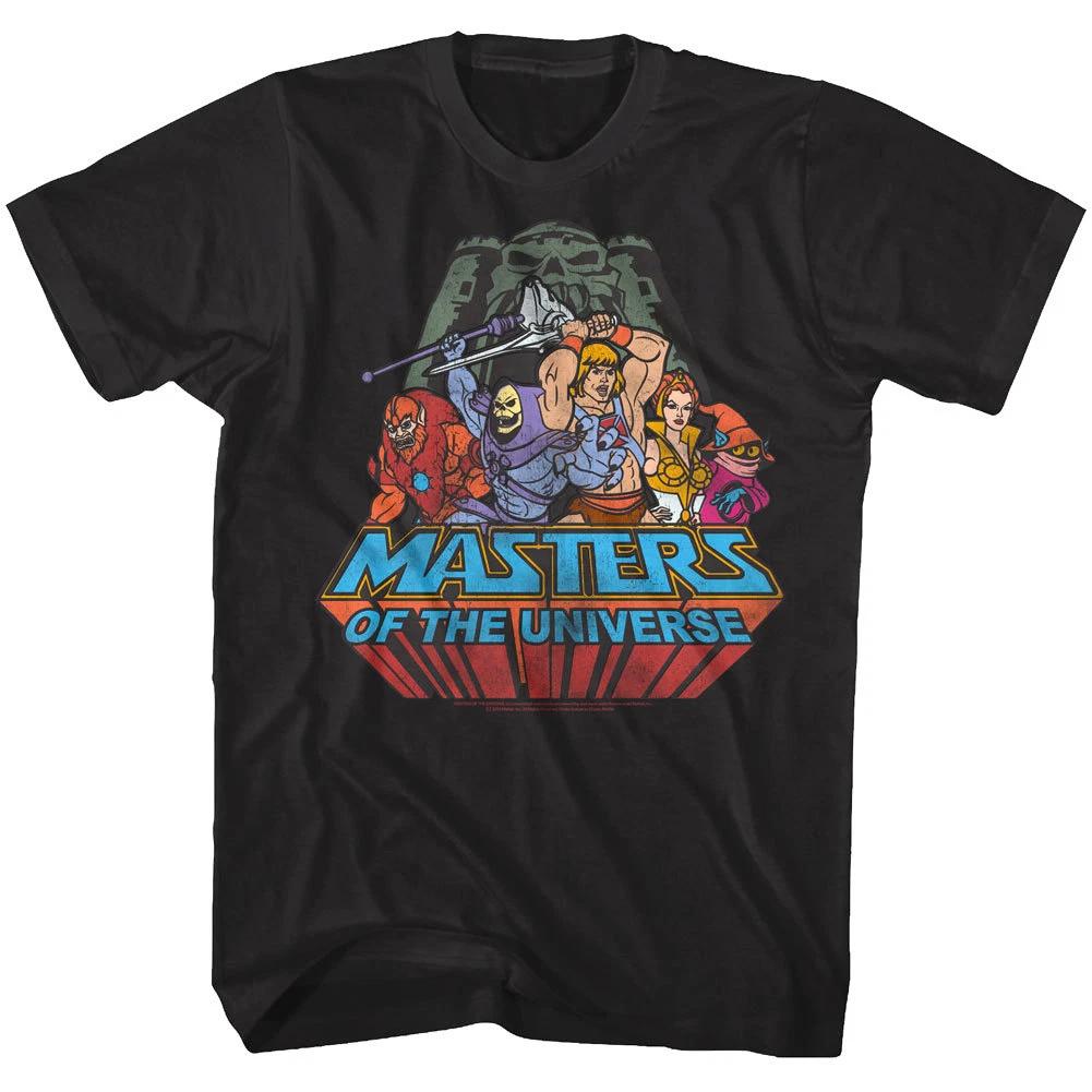 

Masters of the Universe He-Man Characters Men s T Shirt Skeletor She-Ra Beast S