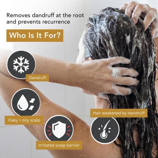 The Skin Story Anti-Dandruff Shampoo with Saniscalp & Argan Oil | 3-in-1 Cleansing, Dandruff Control & Moisturizing | Shampoo for Women & Men (250 ML)
