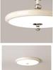 French Cream Medieval Wood Grain Wabi-Sabi Chandelier for Bedroom & Study