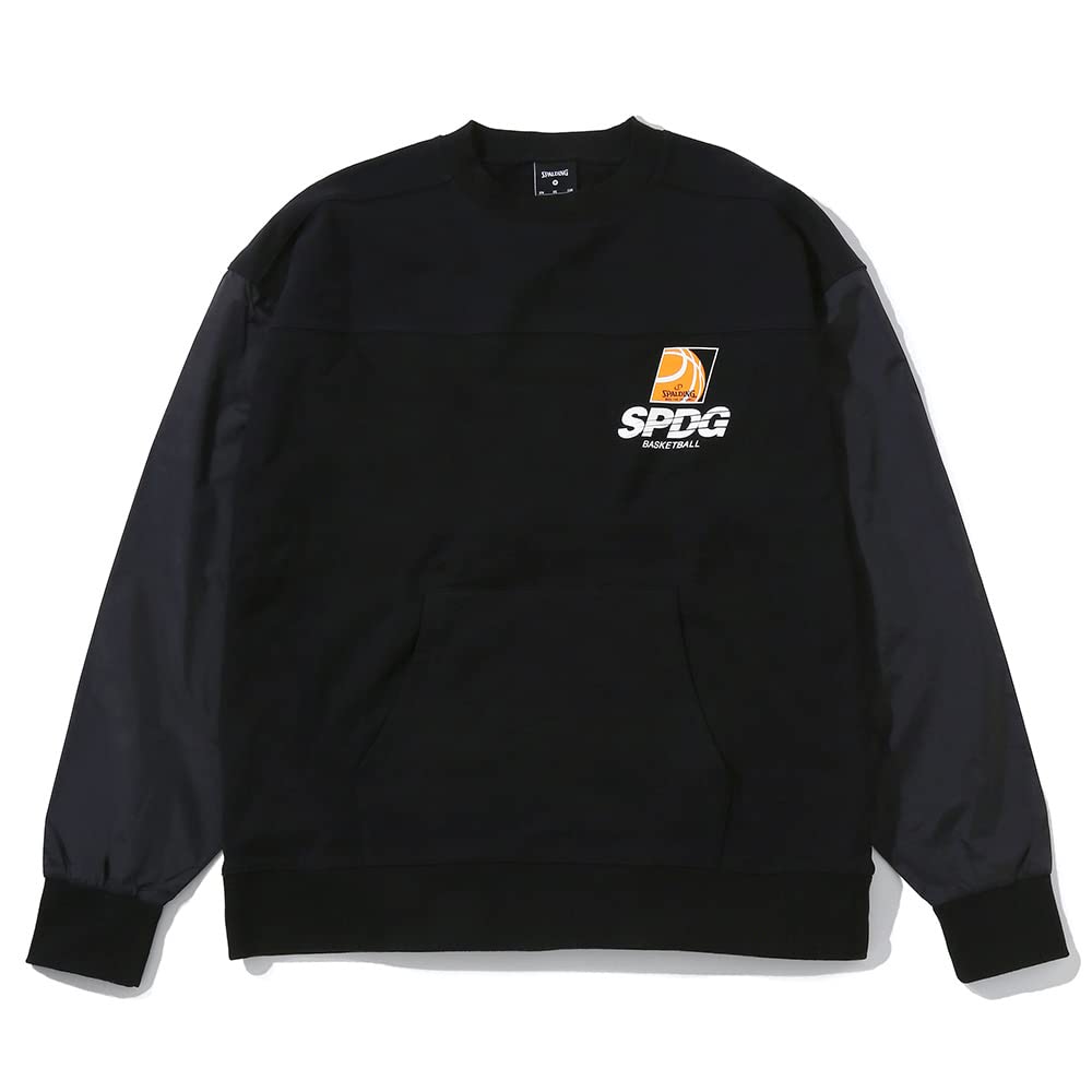 

Баскетбольная футболка Spalding оверсайз с круглым вырезом, размер L, черная