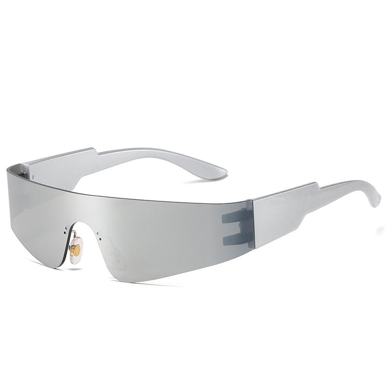 Unisex Frameless Sport Punk Sunglasses - Colorful Fashion Eyewear