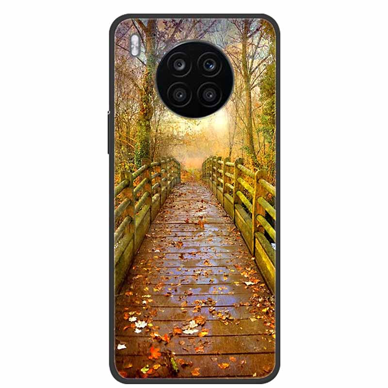 For Huawei Nova 8i Case Shockproof Soft silicone TPU Back Cover For Huawei Nova 8i Phone Cases Nova8i Nova 8 i 2021 Cute Cartoon