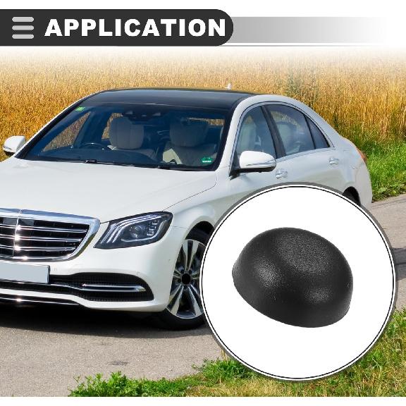 Motoforti Front Windshield Wiper Arm Nut Cover Cap, for Ford Edge 2007-2014, Plastic, NO.7T4Z17C526A, Black