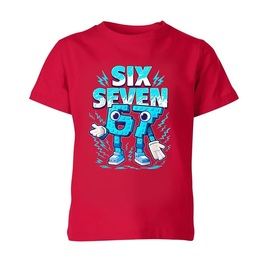 67 Gamer TShirt Six Seven Numbers Day Birthday Tee Gift Kids Boys Girls Unisex S