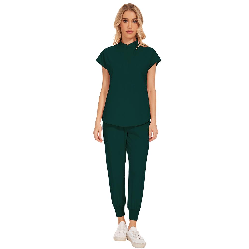 Elastic Quick-Dry Hospital Wear: Dentist/Doctor ICU Handwashing Suit, Summer Lightweight Style, In Stock