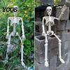 Sturdy Skeleton Figure for Garden Landscaping Halloween Decoration, 3Ft Life Size Full Body Human Bone, Realistic Posable Plastic Yard Decor