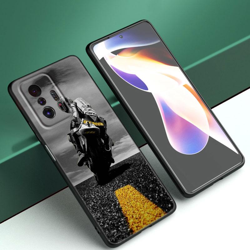 Moto Cross Motorcycle Sports Phone Case For Xiaomi Mi A2 8 9 SE Note 10 10T 11 12 Lite 9T 11T 12S 12T Pro A3 6X 12X Black Cover
