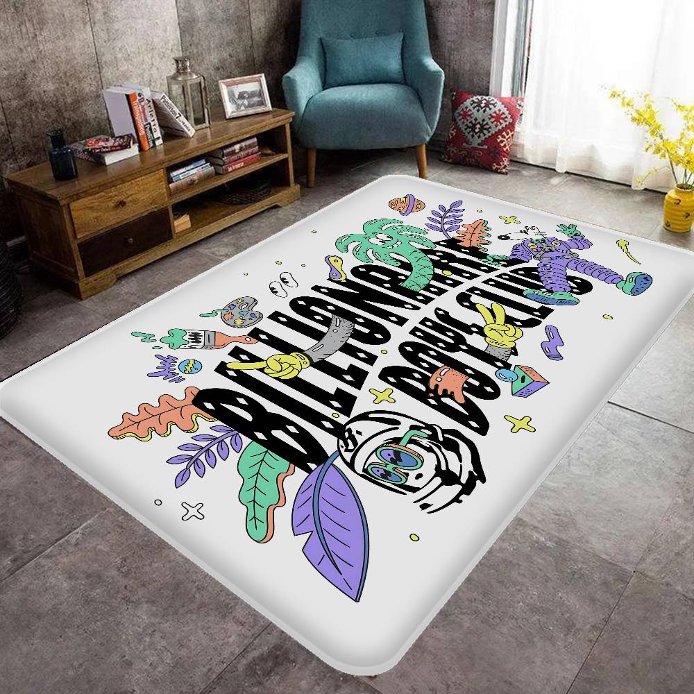 B-Billionaire Boys Club Fashion Bathroom Mat Anti-slip Absorb Water Long Strip Cushion Bedroon Mat Welcome Doormat