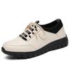 2025Sneakers Women Shoes Platform Loafers Lace Up Leather Flats Trend Spring Casual Mom Shoe Mujer Zapatos Chaussure Femme