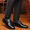 Men Leather Black Formal Shoes Man Shoes Business Banquet Shoes JZ-175