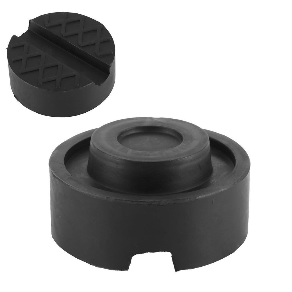 Universal Car Jack Pad Adapter Slotted Rubber Frame Rail Protection Support 6.5cm Dia