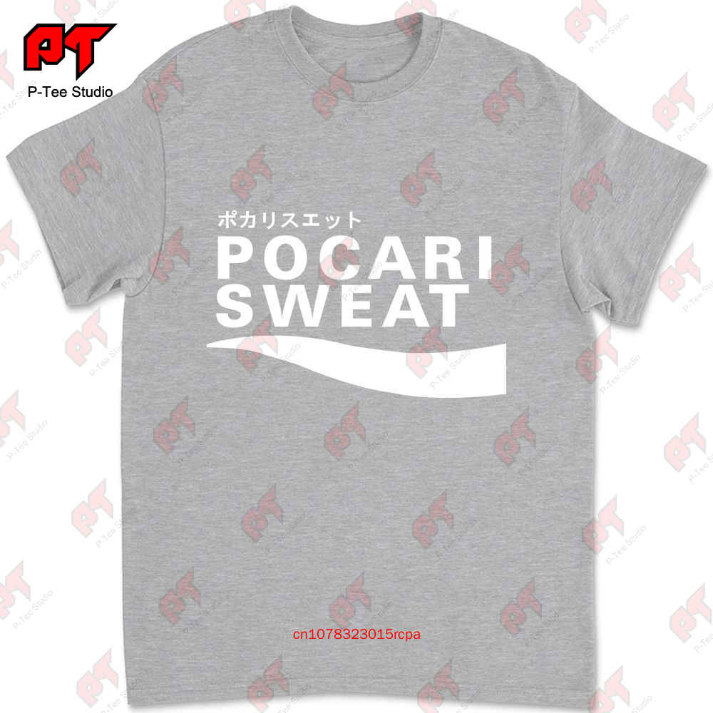 Pocari Sweat Japonské Logo Tričko MFTU