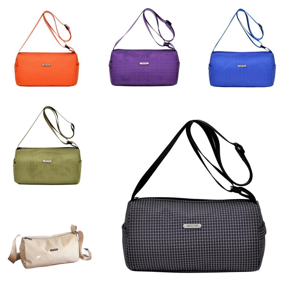Nylon Casual Crossbody Bag With Colorblock Pattern For Daily Outings And Commuting