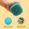 2 in 1 Self Cleaning Pet Bath Brush for Dogs Cats Puppy Soft Silicone Massage Shampoo Dispenser Dog Grooming Brush