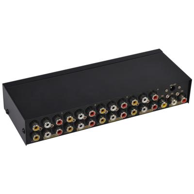 8-way Composite   Splitter 1X8 Video 1 In 8 Out Splitter Distributor for STB DVD HDTV