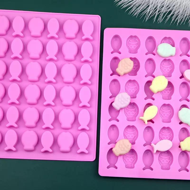 1pc Fish Silicone Cookies Mold Ice Cube Tray DIY Soap Form Chocolate Silicone Cake Molds