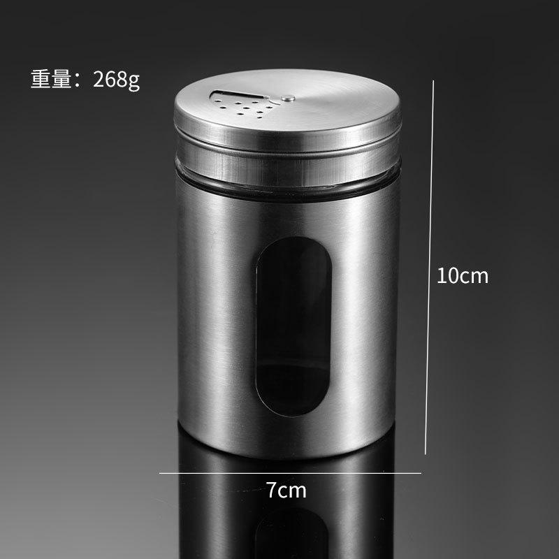 304 stainless steel household seasoning tank, barbecue tool, pepper seasoning bottle, multi-purpose seasoning bottle, toothpick holder.