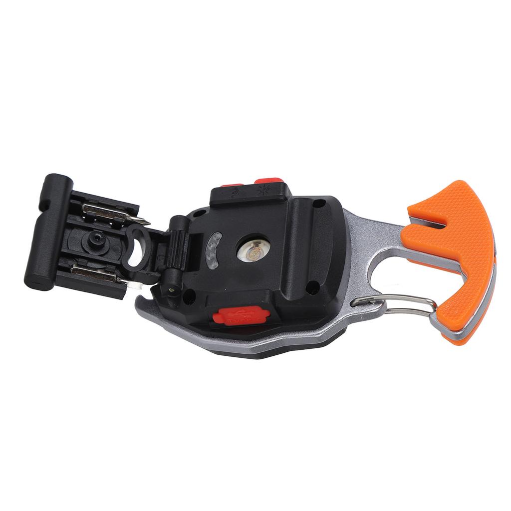 Mini Flashlight Multi Function Small LED Flashlight Orange 6 Light Modes Small Flashlight for Home