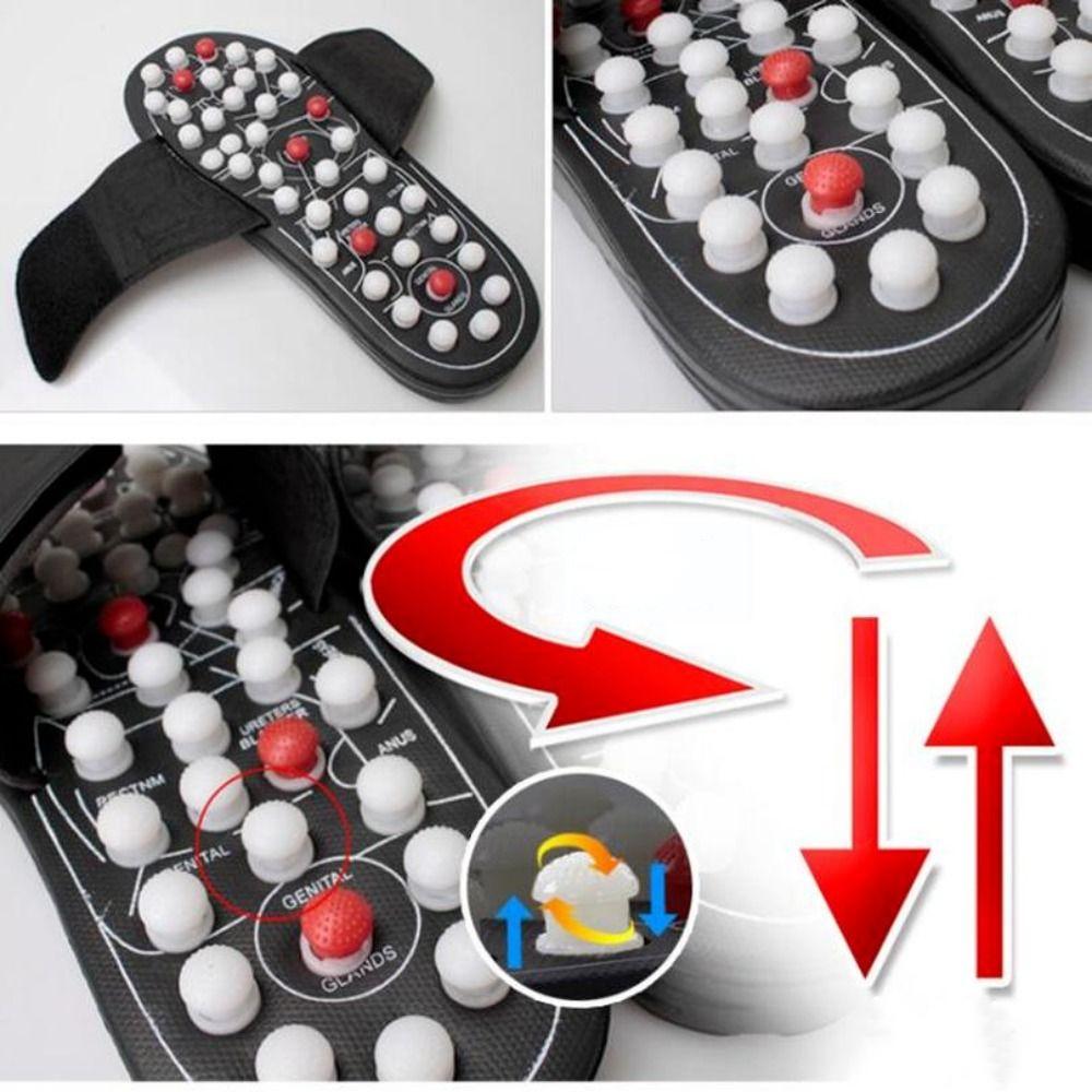 Unisex Acupressure Massage Slippers Anti-slip Reflexology Sandals Foot Massage Shoes  Fasciitis