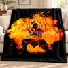 Couverture Avatar Le Dernier Maître de l'Air Couverture en Flanelle Douce Confortable Peluche Jeté pour Canapé Lit Léger Décoration de Maison Camping en Plein Air