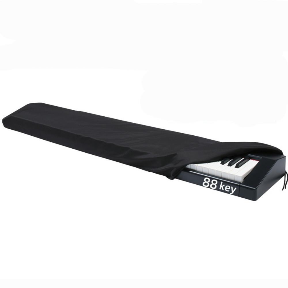 

Durable Elastic Electronic Piano Dust Cover 61/88 Keys Drawstring Keyboard Cover Breathable Dustproof Piano Protective Cover