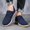 Módní plátěné boty pro muže Ležérní látkové boty 2025 Nové Prodyšné ploché tenisky Mokasíny Lehké pánské vycházkové boty Zapatos Hombre