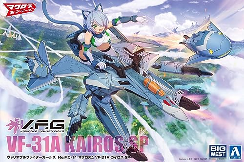 Aoshima Bunka Kyozai VFG Macross Delta VF-31A Kairos SP (approx. 155mm tall, pre-colored plastic model kit) MC-11
