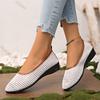 Fashion 2025 Fashion New Shallow Mouth Single Shoes Female Spring Autumn New Flat Bottom Casual Slip On Loafers Round Toe Women Flats