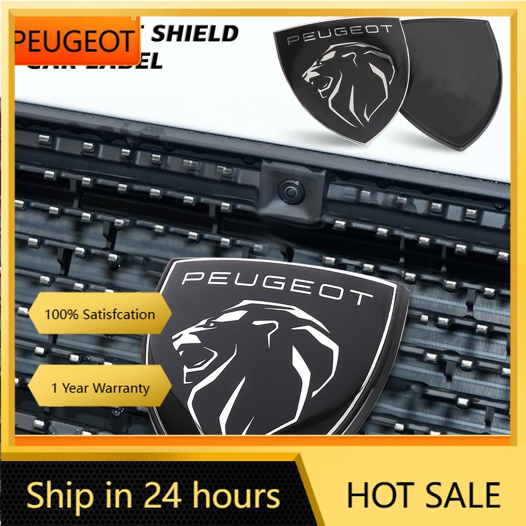 Bilklistermärke 2025 Het Bil Original Frontkåpa Emblem Dekal Tillbehör För Peugeot 308 408 508 RCZ 205 208 3008 2008 108 206 207