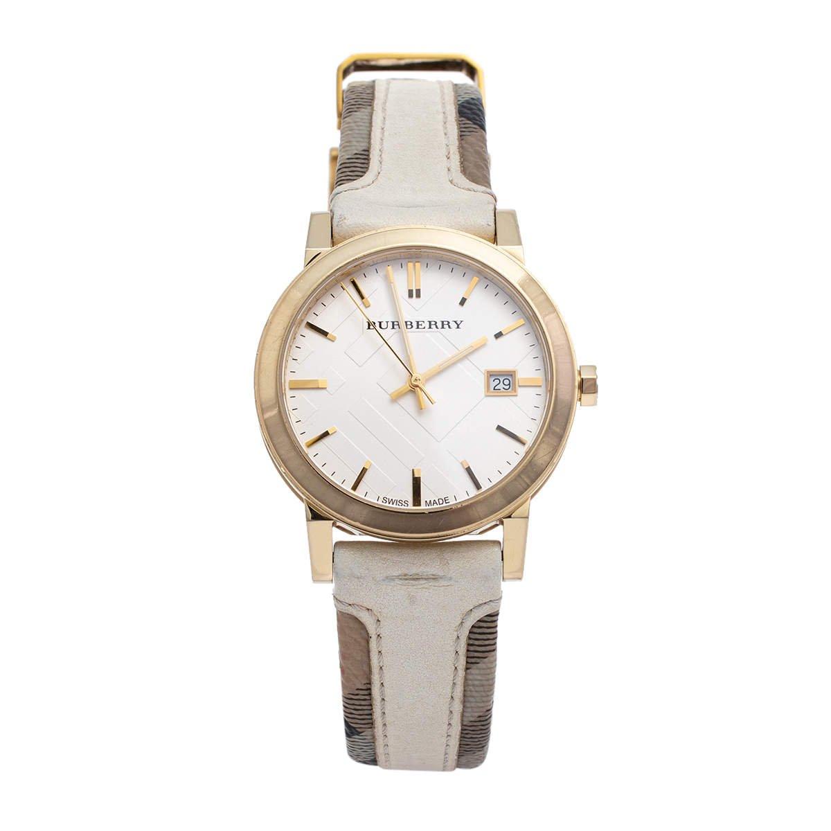 Burberry The City White Dial White