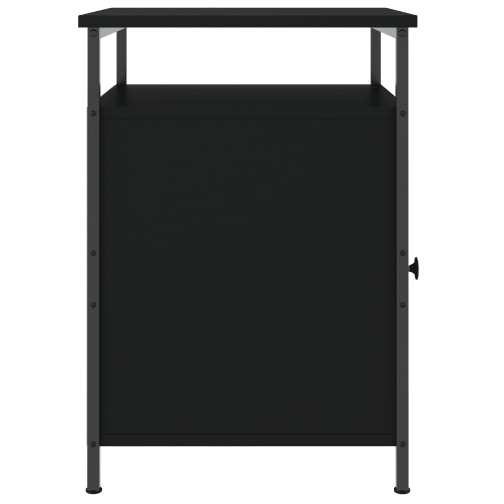 Nightstands 2 pcs. Black 40 x 42 x 60 cm Engineered Wood