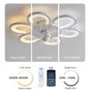 MARPOU Smart Ceiling Fan with Light 220V Fans for Home Modern Led Chandelier Fan with Remote Control Lamp for Bedroom Room Deco