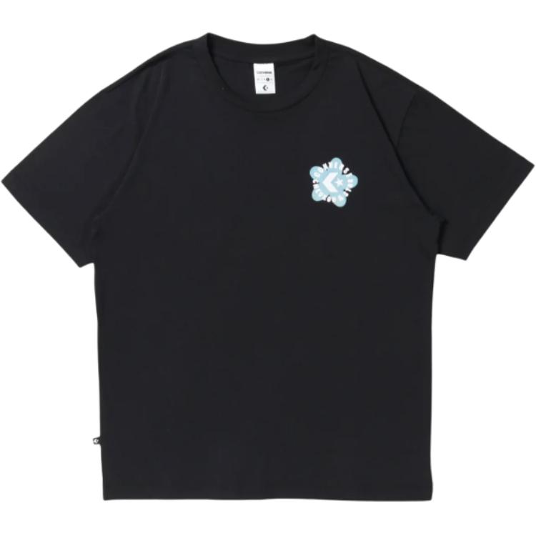 

New Converse T Shirts Men s Black 4589871707-844 L