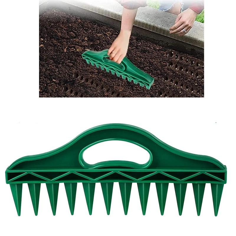 Secí otvory Zahradničení Rozteč semen Plastové hrábě Nástroj Secí stroje Děrovač Rychlé vrtání půdy Zeleninové rostliny Sázení Zahradní nářadí