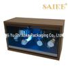 Carbon Fiber Pattern 6-Watch Automatic Winder Box for Home Use