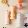 Refillable Salt and Pepper Mill Spice Herb Grinder Cafe 6 Colors Set 1