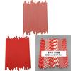 Festive Red Paper Drinking Straws Biodegradable For Party Decor And Desserts