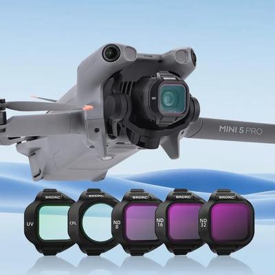 HD Optical Glass Lens Filters CPL UV Camera Filter ND8 ND16 ND32 Lens Protector for DJI Mini 5 Pro Accessories