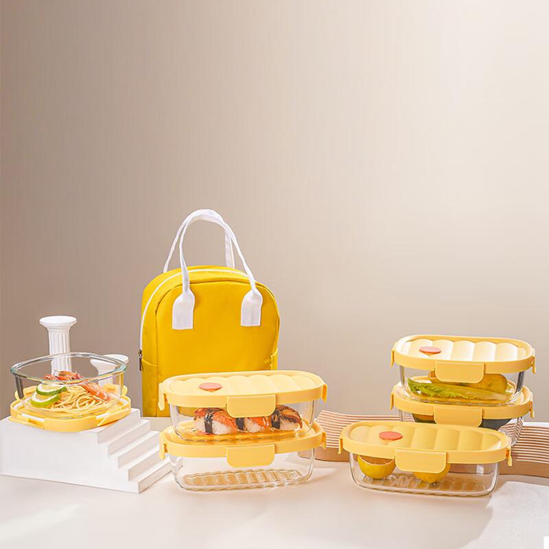 Kemerrite 6-Piece Heat-Resistant Silicone Food Storage Set