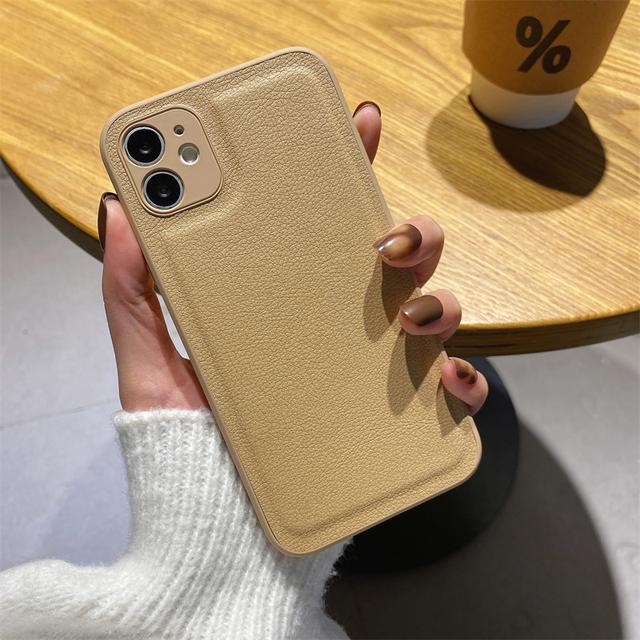 Hohe Qualität Korea Retro Leder Pu Weiche Telefon Fall Für Iphone 13 12 11 14 Pro X Xs Max Xr 7 8 Plus Se Mini Luxus Zurück Abdeckung