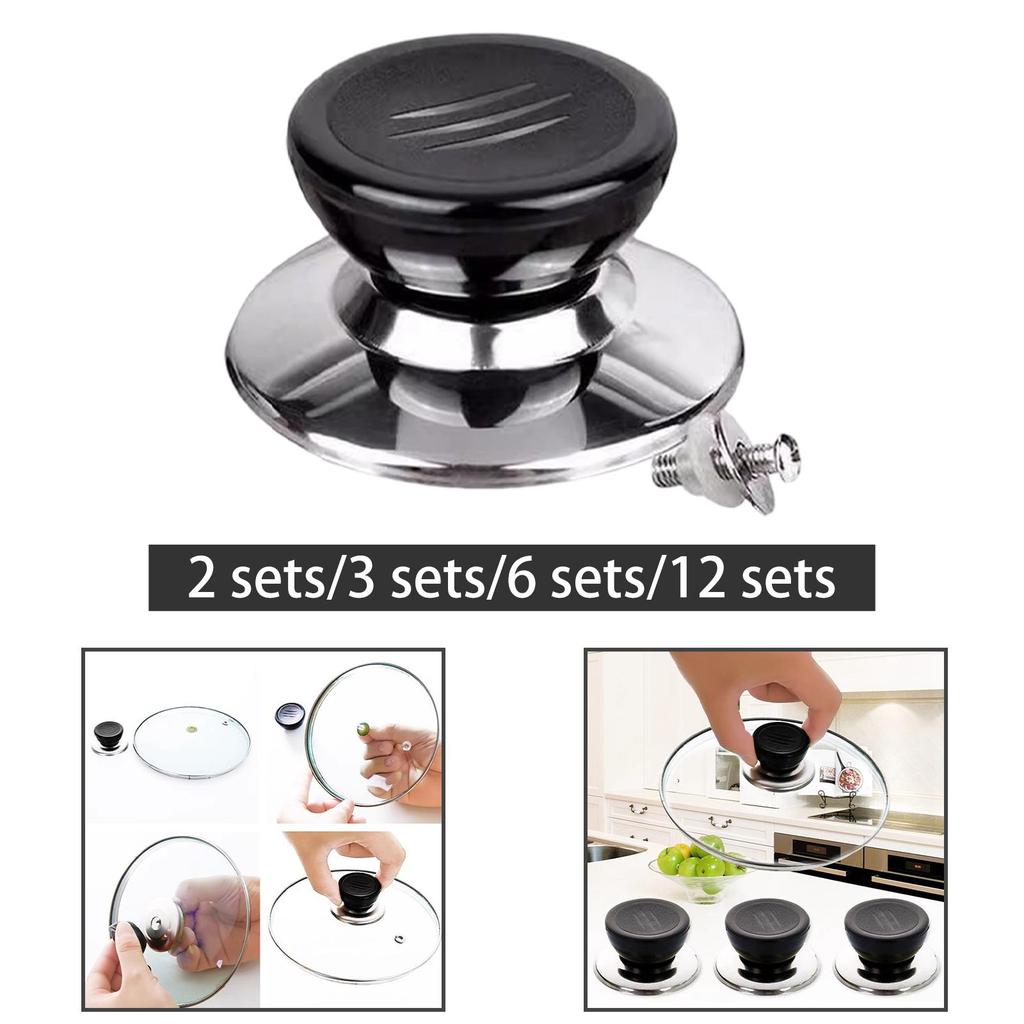 Cookware Lid Knob Handle Cap 3cm Tall Spare Parts Replacement Heat Resistant for