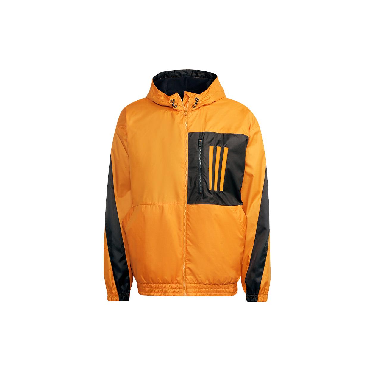 

New Adidas W.N.D. Jackets Men Orange H56356 L