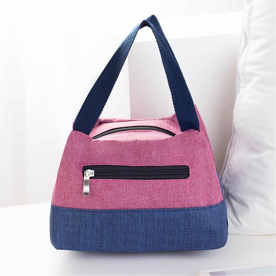 Lunch Bag Large Opening Design with Thickened Structure Oxford Carrier Large Capacity Lunch Bag for Office Students