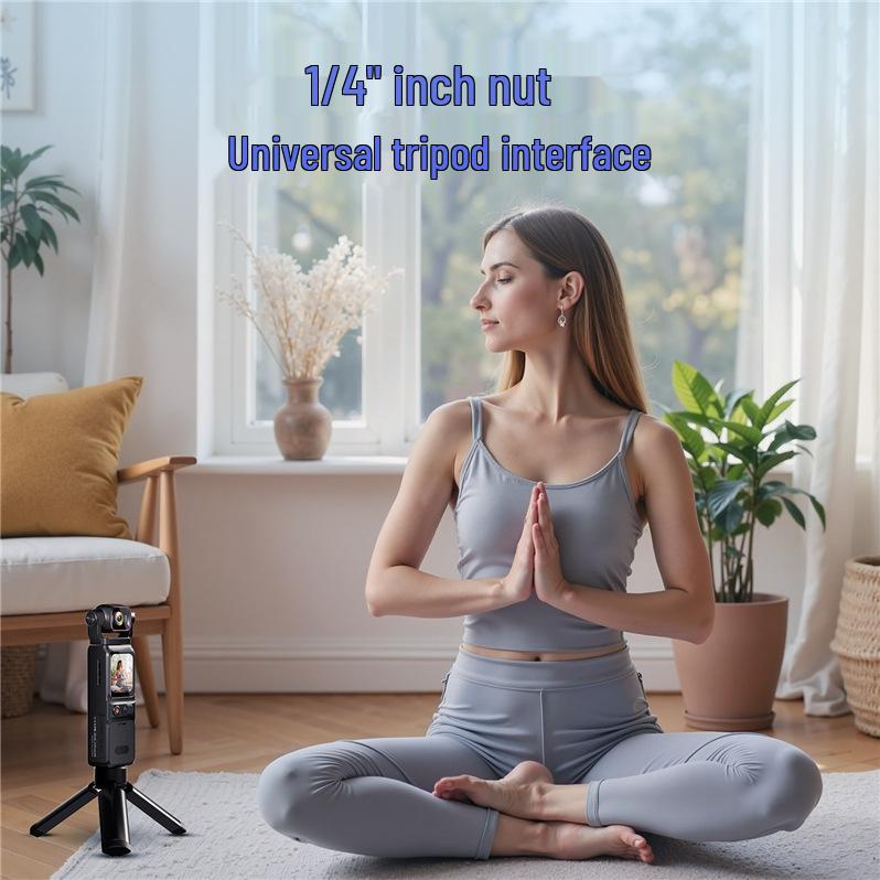 4K HD Vlog Camera with Gyro Stabilization - Pocket Action Recorder for Riding