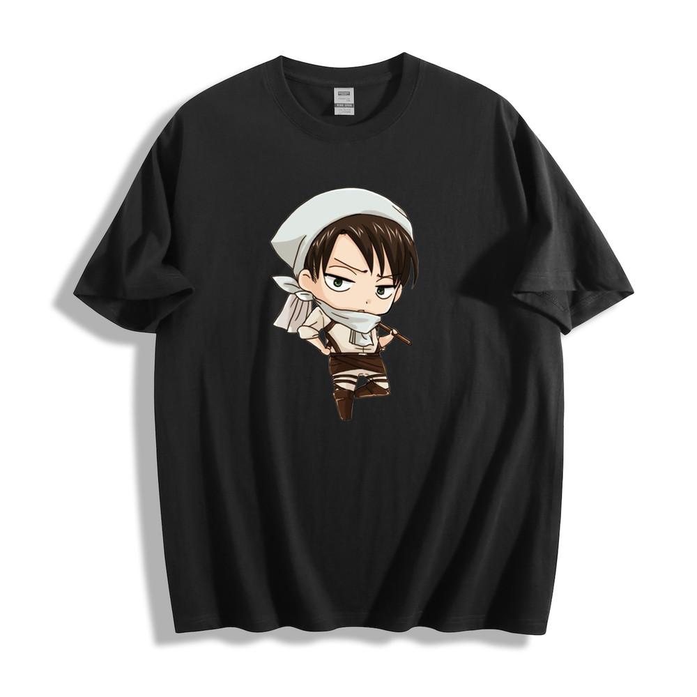 Attack On Titan Chibi Levi T-Shirt - Cute Anime Character Design Unisex Tee