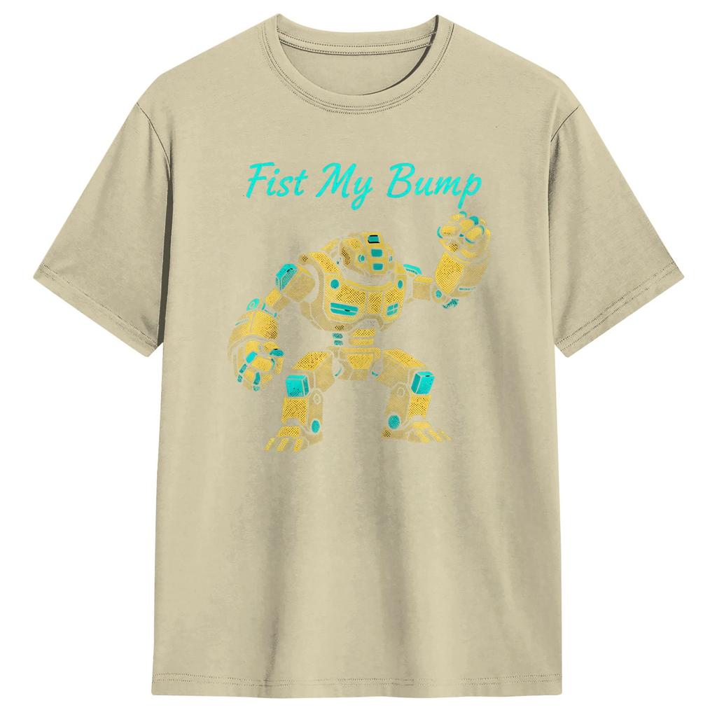 Casual TShirt Summer Project Hail Mary Fist My Bump Novelty TShirts Pure Cotton Tee Shirt for Unisex Aesthetic Short Sleeve Tees