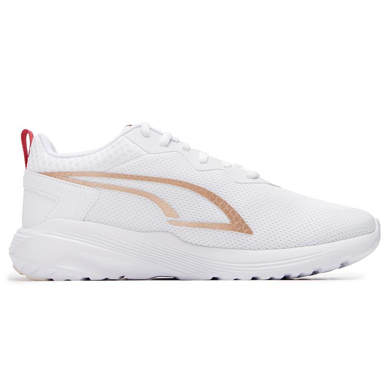 Puma All-Day Active Fashion Shock Absorbing Durable Breathable Lightweight Low-Top Casual Running Shoes Unisex Sneakers White Platinum 395245-01