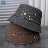 Early Autumn New Fashion Autumn and Winter Warm and Comfortable Small Brim Basin Hat Outdoor Face Cute Versatile Bucket Hat